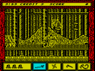 Ninja Spirit screenshot 3 for ZX Spectrum